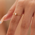 New Arrivals Stainless Steel 18K Zircon Diamond Women Rings Twisted Natural Gemstones Fashion Jewelry