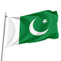 Customized 3*5 Feet Digital Printing Polyester Fabric Thick and Durable Outdoor Hanging Pakistan Flag
