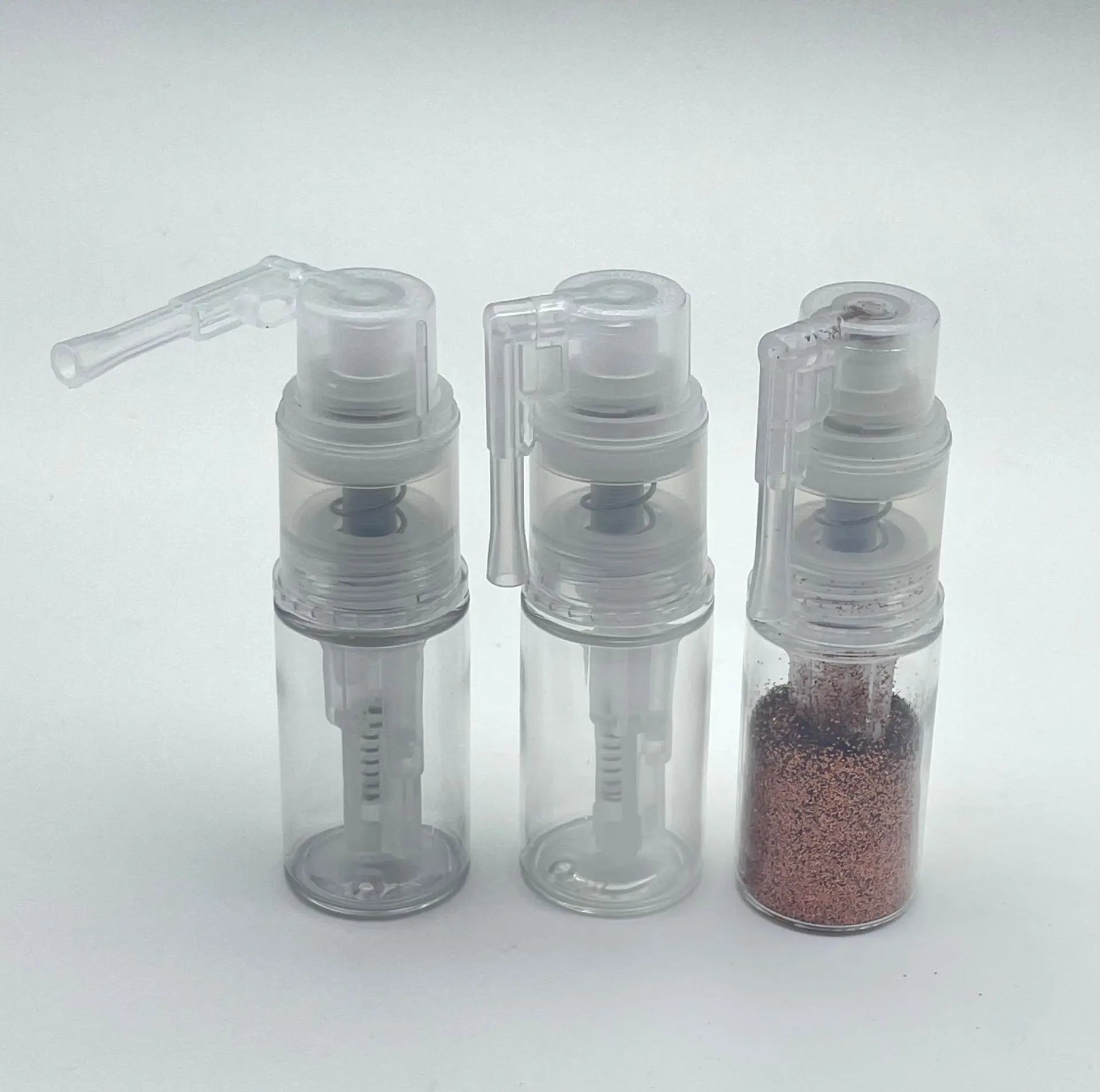 Sell Well Stock 50g Bottle Manufacturers Packaging Face Mask Dry Powder Dispenser Containers for Talcum Powder