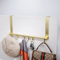 Over the Door Hooks Clothes Hook Aluminum Decorative Wall Hooks Towel Robe Key Hooks Door Hook