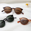 Modern Design Vintage Polarized Unisex Half Titanium Fashion Sunglasses Adult MegaBDM