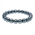 Vintage 6/8/10mm Faceted Terahertz Beaded Bracelet Gift Wedding Party Engagement Anniversary Buddhism Related Occasions