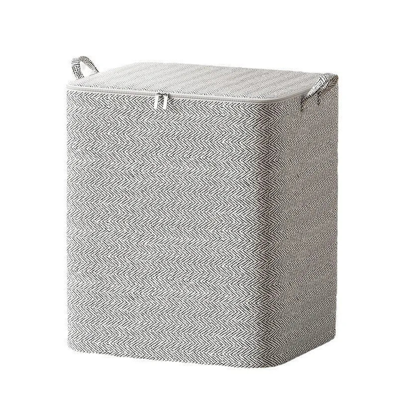 Foldable Large Capacity Multi-size Storage Bin With Lids Storage and Organization for Clothing Blanket Clothes Pillows