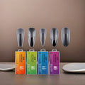 BIN New Style PMMA Half Cover Nail Tips 240pcs Almond Water Drop Shape Nail Art Matte