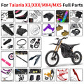 16 for Talaria Supermoto Wheel Silver Wheels Xxx Pro Carbon Parts Rear Foot Pegs Mx5 Black Mount and Rotor X3 2025 Red