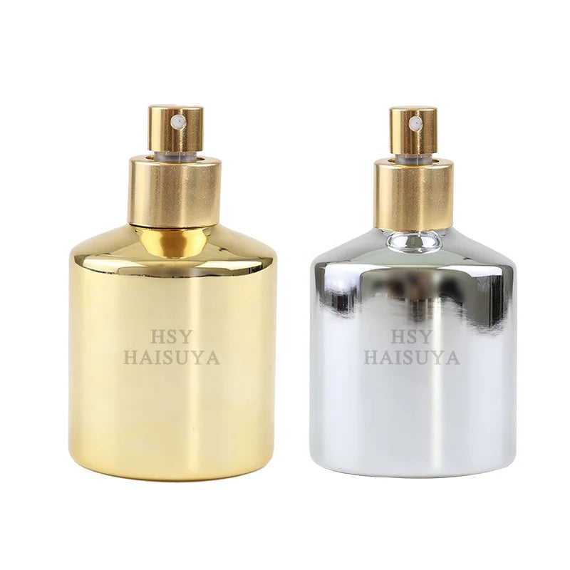 Free Sample 80ml/120ml/150ml/200ml Black Custom Flat Shoulder Aluminum Aerosol Cans Empty Perfume Body Face Cream Makeup Tools