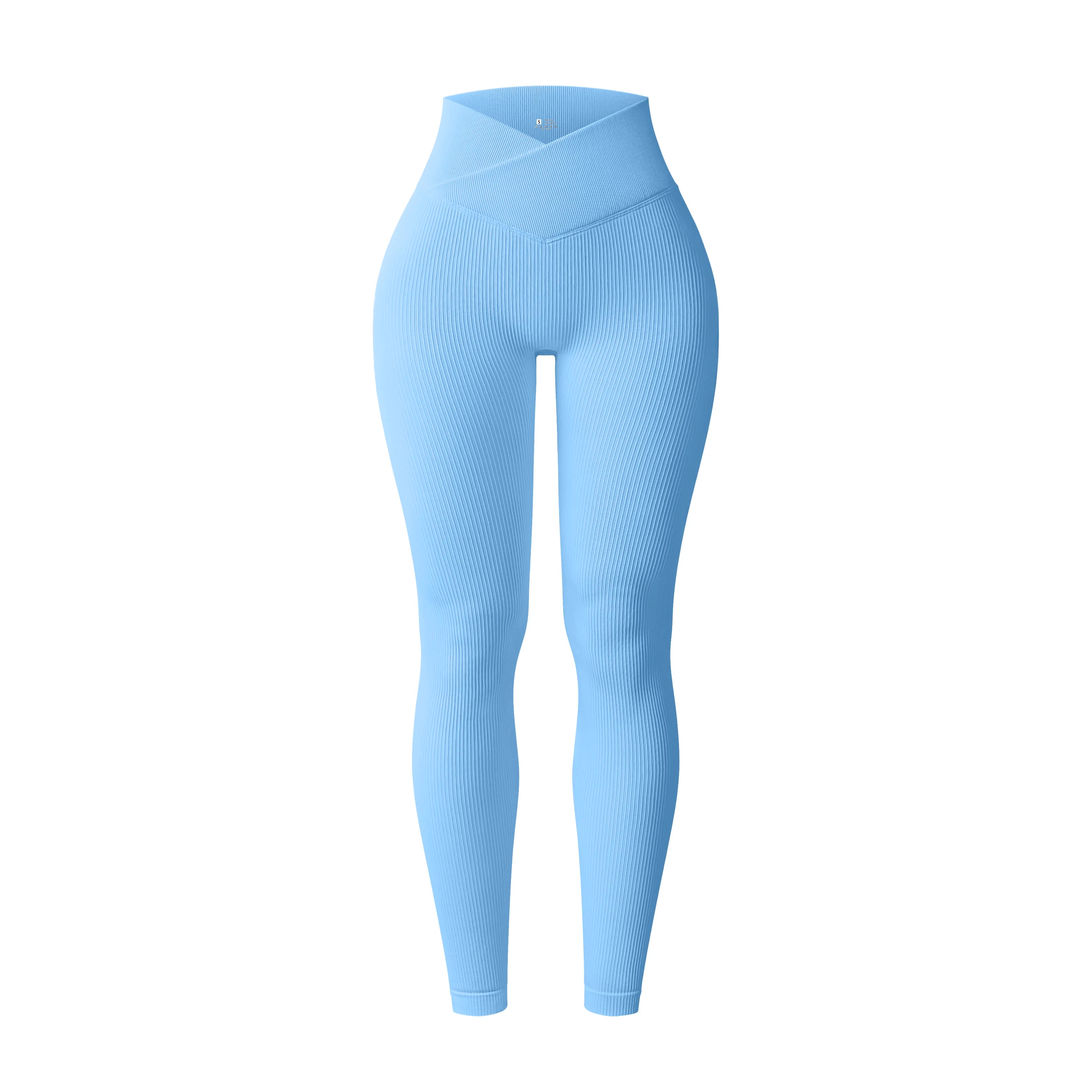 Best Selling V-Waist Sports Yoga Leggings Seamless Hip Lifting Women's Leggings