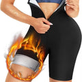 Women 3-in-1 Full Body Shaper Breathable Sweat Vest Waist Trainer Workout Top with Sleeve Shorts Women Shaper Weight Loss