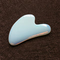 HY Crystal Gem Stone Direct Sale Heart Facial Gua Sha Facial Massage Tool Custom Opalite Facial Gua Sha