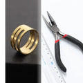 Fashion DIY Ring Hanging ToolsRing Hanging Pliers Stainless Steel Tweezers RingOpening and Closing