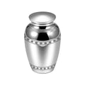 Personalized Cremation Urn for Ashes Aluminum alloy Funeral Jar Pet Human Memorial Keepsake Engraved With Flowers 45x70mm
