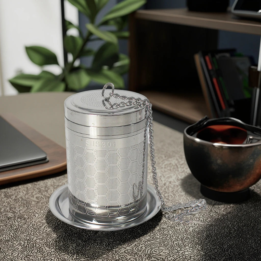 Customizable Logo 304 Stainless Steel Tea Filter Reusable with Durable and Elegant Patterns