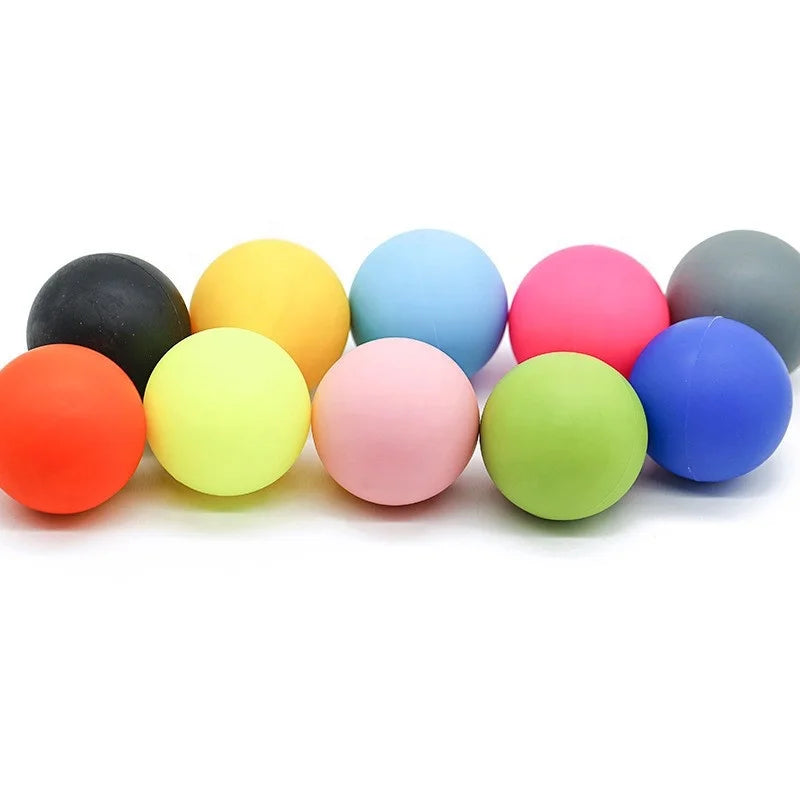 MR Custom Logo Size High Quality Colorful Official Silicone Lacrosse Massage Ball