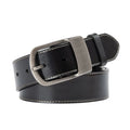 Hot Sale Factory High Quality Custom Logo Alloy Pin Buckle Classic Genuine Leather Belt for Men
