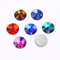 Dongzhou Crystals 10mm Flatback Sew Rhinestones Rivoli Shape Crystal Beads Wholesale Bulk for Garment Dress Sewing Accessories
