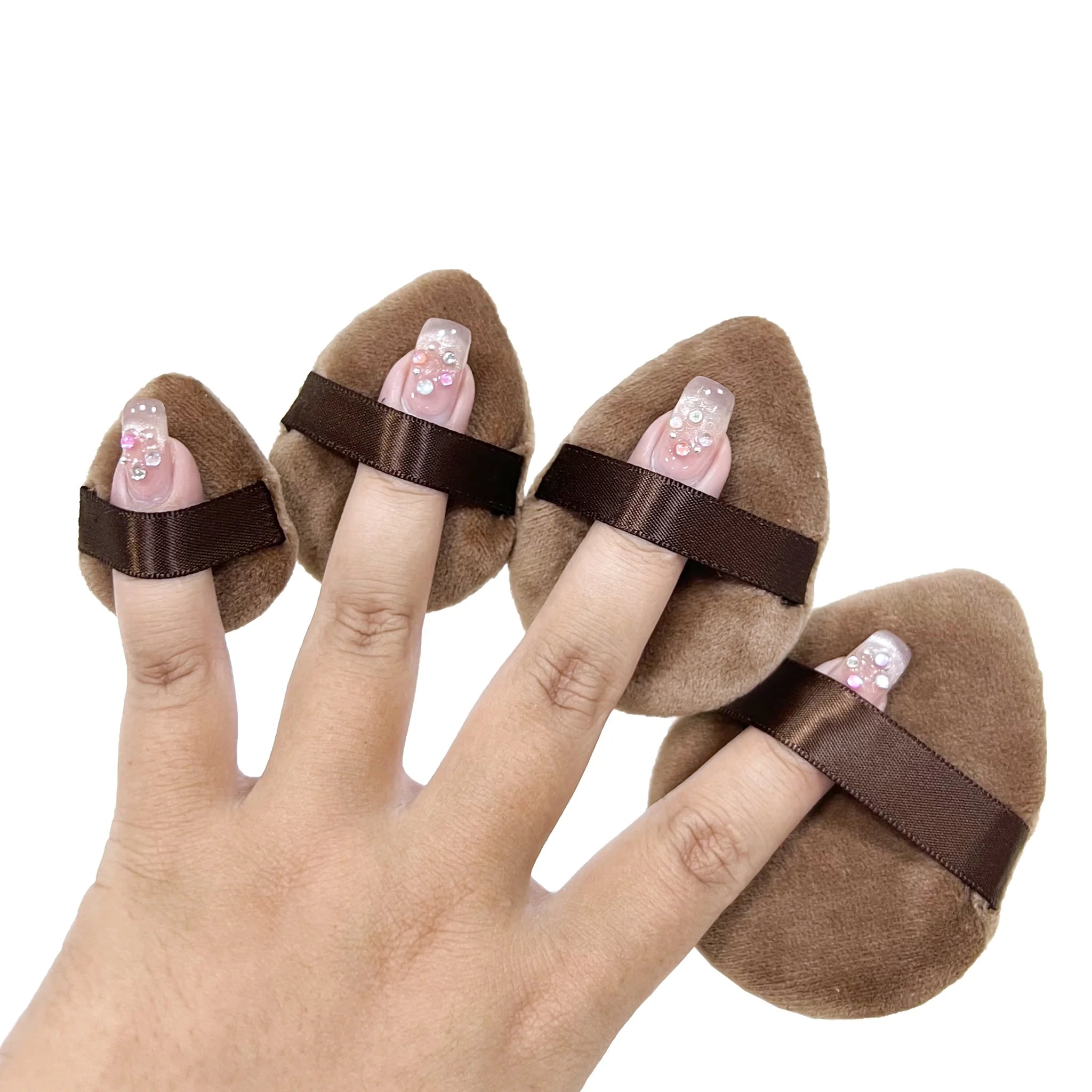 Compact Portable Drop-Shaped Puff Triangle Makeup Accessory Waterdrop Shaped Beauty Cosmetics Sponge for Contour