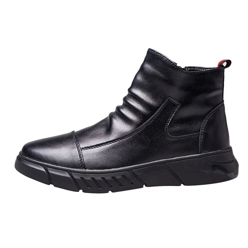 Tiger Safety Shoes Lightweight Waterproof Safety Boots with PU & Mesh Insoles for Summer and Winter Seasons Upper Position