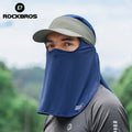 ROCKBROS Summer Fishing Hat Sun Cap with Neck Face Cover Flap Sun Protection Outdoor Fishing Sports Hat