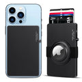 New Custom Logo Multiple Combination Functions Other Material Button Closure for up Slide RFID Slim Credit Card Holder Wallet