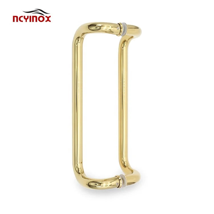 Luxury Gold Stainless Steel Frameless Glass Pull Door Handle for Glass Door