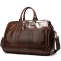 High Quality Waterproof Leather Duffle Bag for Men Real Leather Weekender Travelling Business Briefcase