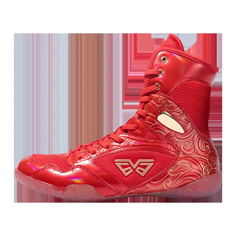 Manufacturer Wholesale High-end Leather Anti Slip Wear-Resistant Boxing Shoes for Men