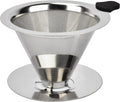 Metal American Style Coffee Strainer Reusable Cone Coffee Filter 200mL Capacity