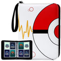 MIO Luxury Trading Card Binder Baseball Basketball 4 Pocket Business Card Holder Sleeves PU Zipper Closure Custom Logo