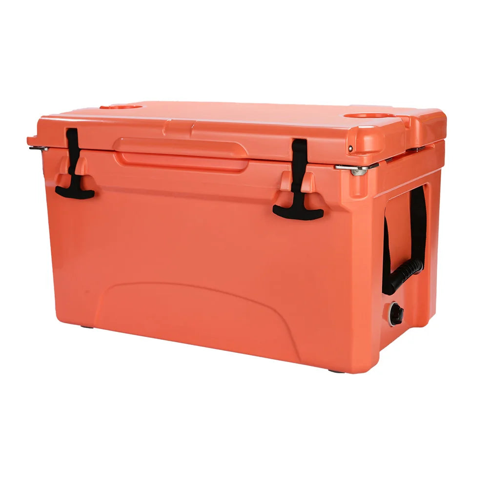 Wholesale OEM ODM Custom PE 40 Qt Insulated Waterproof Food Grade Ice Chest Rotomold Hard Cooler Box BR-N40
