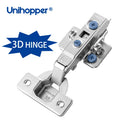 Unihopper Furniture Hardware 115g 3D Adjustable Hydraulic Hinges Soft Close Cabinet Door Hinge