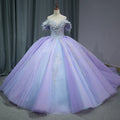 Jancember 1281 Glitter Purple Sweetheart Empire Silver Beading Quinceanera Dresses