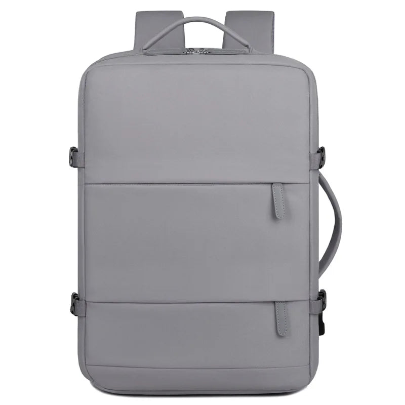 Waterproof Polyester Oxford Fashion Large Capacity Multifunctional Laptop Backpack Zipper Closure-USB Charging for Business