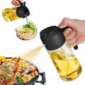 High Grade Best Refillable Stainless Steel Essential Kitchen Bottle Mist Cooking Olive Oil Sprayer