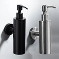 AKPN Hot Sale Wall-Mounted Stainless Steel Round Hand Liquid Bottle Soap Dispenser for Hotel Bathroom