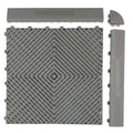 Factory Direct Non Slip Interlocking Pvc Garage Floor Tiles PP Plastic Garage Flooring for Car Wash Detailing Shop