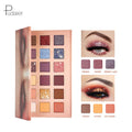 Wholesale Smooth Non-caking High Pigment Glitter Matte Eye Shadow Palette Smudge-proof Long-lasting Private Label