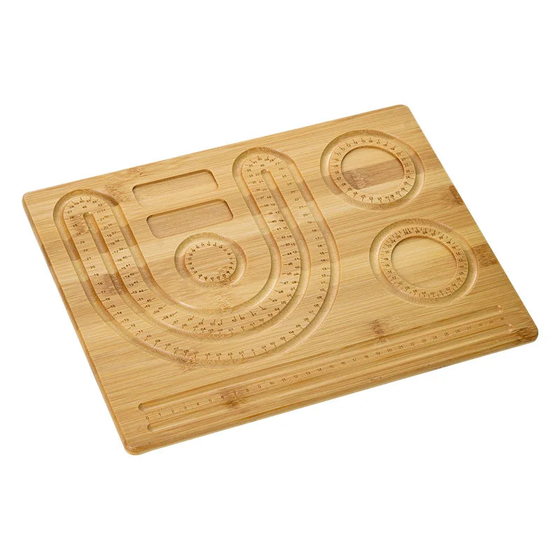 Bamboo Bead Measuring Board Tool Jewelry Design Mats  Bracelets Necklaces Bead Design Boards
