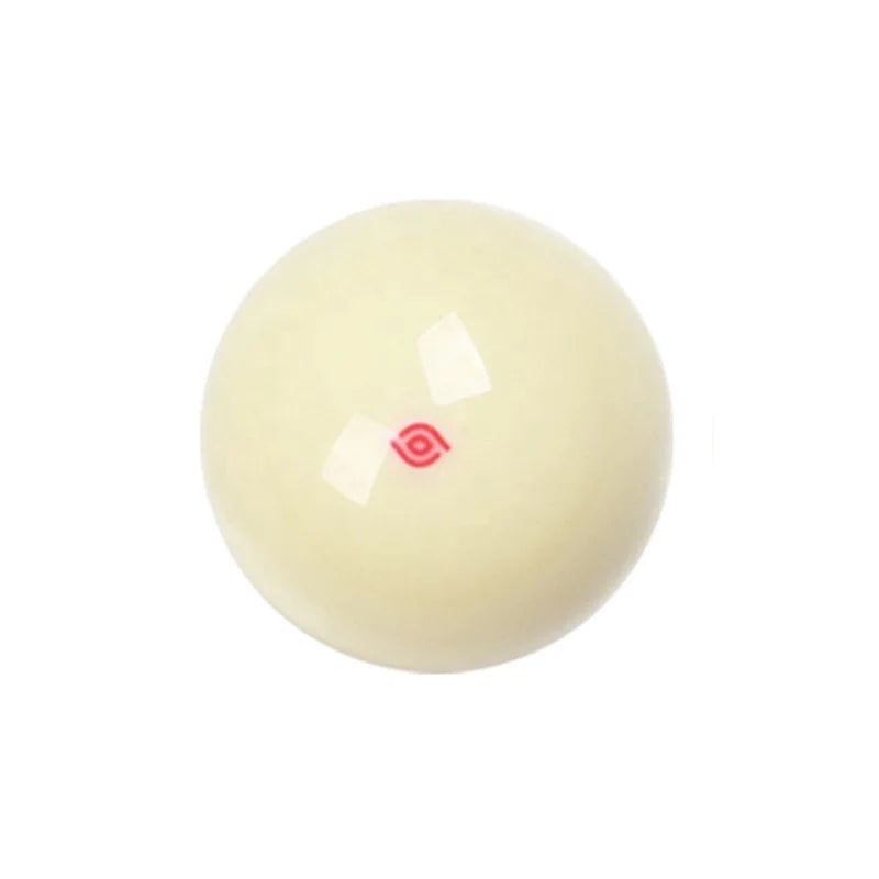 Superior Nine-Ball Pool Sport 57.2mm Tournament Red Eye White Billiard Cue Ball