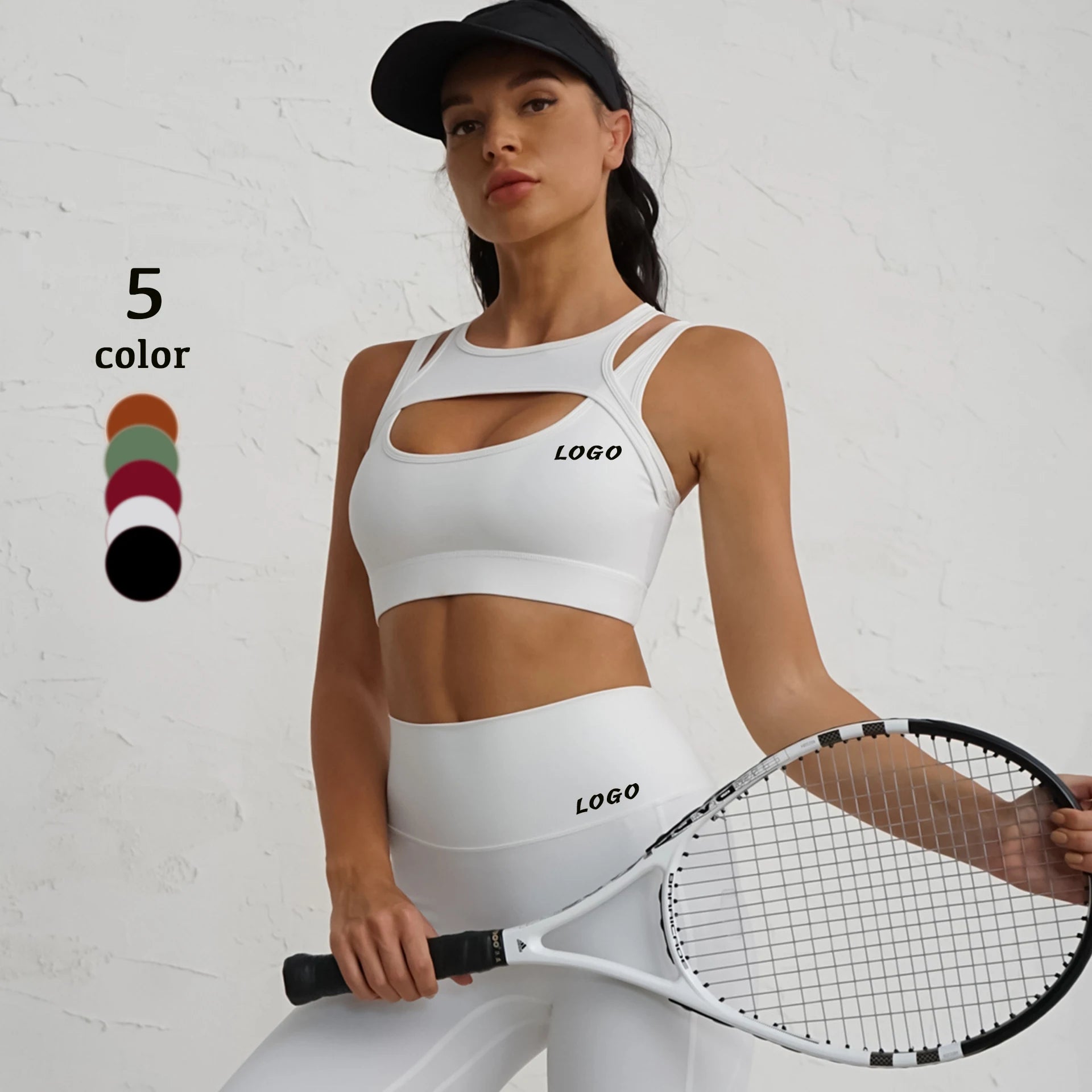 Women Printed Yoga Leggings Running Workout Clothing Yoga Suit Top Sports Wear Gym Fitness Set