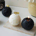 Creative Handmade Moon Shaped Black White Scented Perfume Candles Fragrance Home Decoration Paraffin Soy Wax Scented Candles