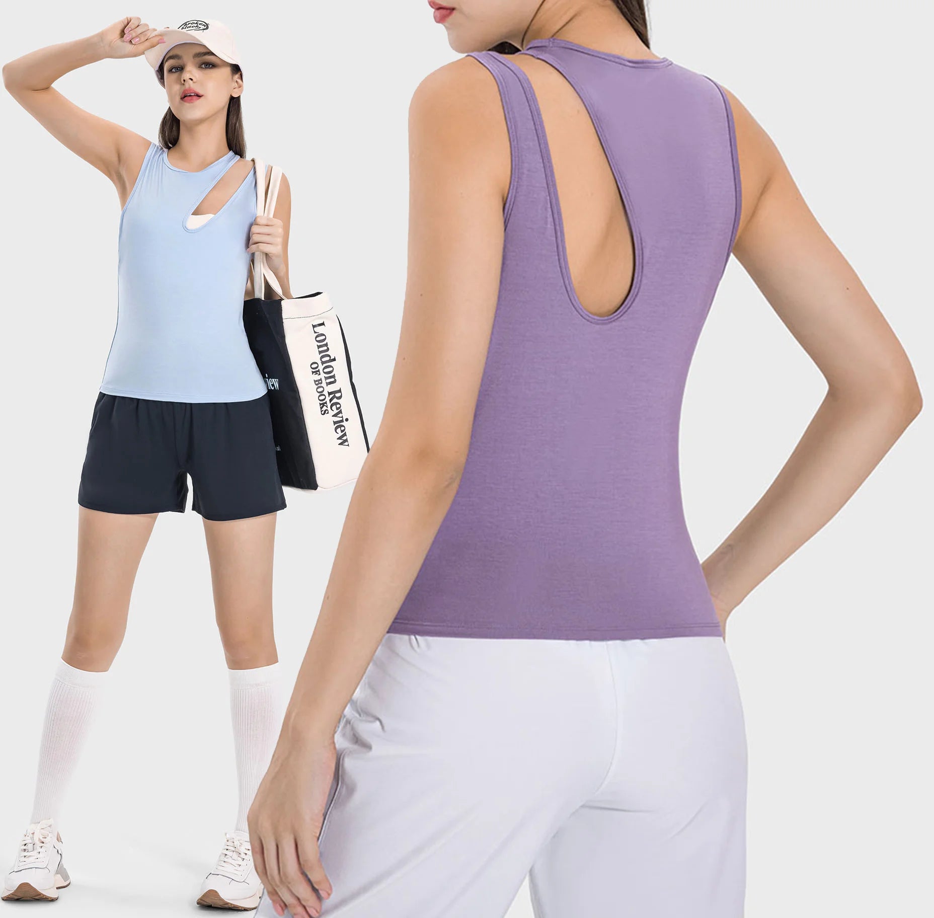 Latest Design Hollow Sleeveless Yoga Tops for Women Sport Outdoor Gym Wear Y2k Daily Outfit Breathable Soft Women's Tank Tops