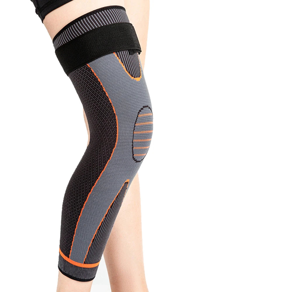 Premium Compression Sport  Knee Pad for Enhanced Performance and Protection Elastic Full Leg Long Knee Brace for Running