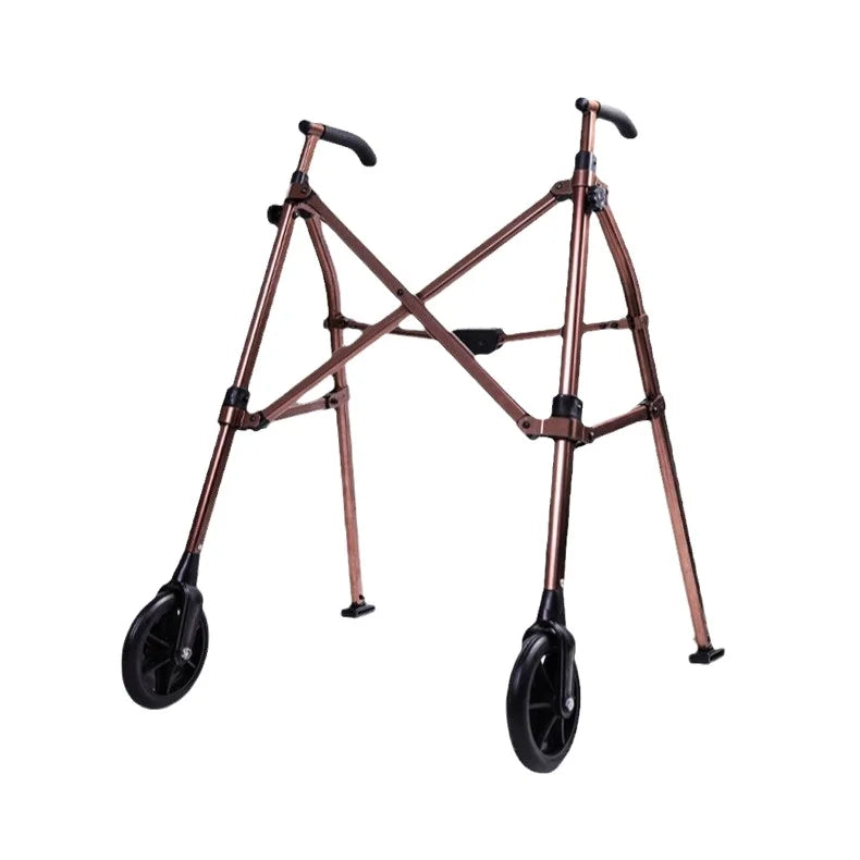 Adjustable Power Foldable Walker & Rollator New Mobility Aids for Elderly Adults Seniors Disabled Handica Cart Walk Roll Comfort MegaBDM