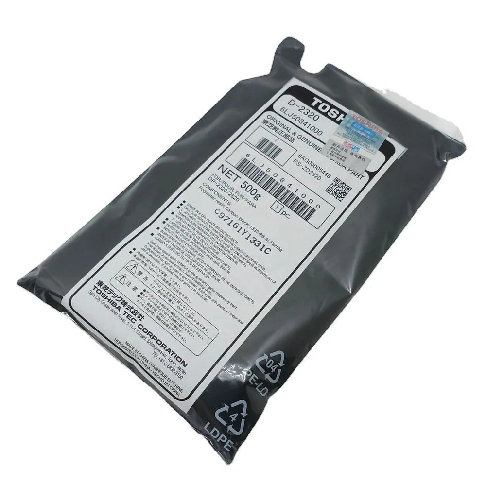 DHDEVELOPER Copier Parts 6LJ50841000 D-2320 New Original Black Developer for E STUDIO 163 166 230 280 Printer Supplies Box