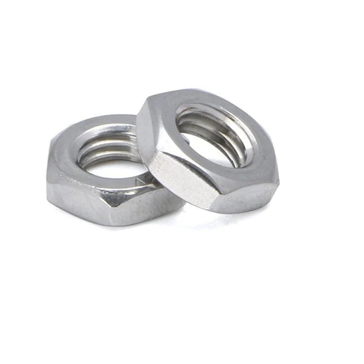ISO 8675 Stainless Steel Polished Stainless Steel Hex Thin Nuts