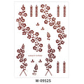 New Style Factory Price Temporary Henna Tattoo Black Red Brown Marron Waterproof Henna Flower Tattoo Stickers