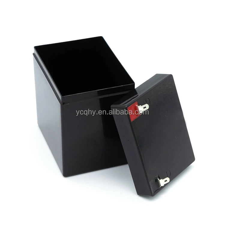 Toy Scooter Battery Holder Box 12V 4.5Ah Lithium Battery Case ABS Material QHY Brand Model ES 12-4 Black 8 Cells