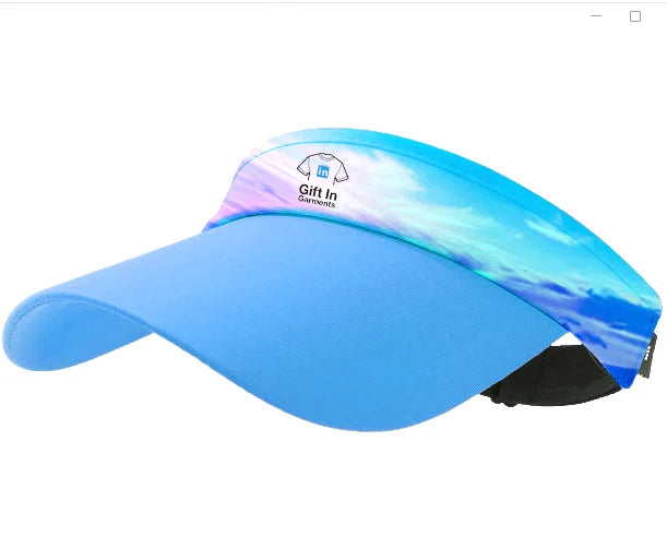 Fashion Stylish Custom Logo Ladies High Crown Empty Top Hat Summer Sun Visor Cap Sports Golf Cap Marathon Wear Hollow Hat