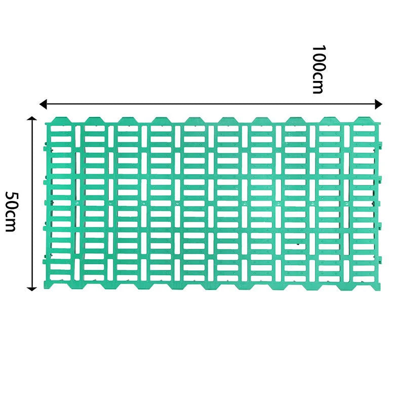 New Hot Selling Factory Price Goat & Sheep Farming PP Plastic Slatted Flooring Mat 100x50cm Long Life