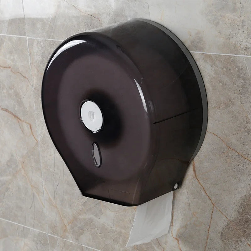 Modern Design Wall Mounted Plastic Toilet Tissue Roll Holder Hotel Restaurant Bathroom Jumbo Roll Paper Dispenser